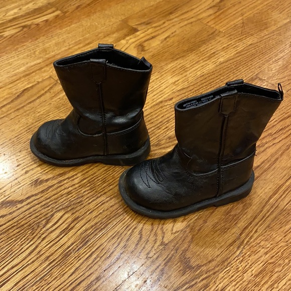 healthtex Shoes Adorable Little Black Cowboy Or Cowgirl Boots